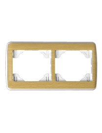 ESPELHO DUP HORIZONTAL BRANCO/FAIA