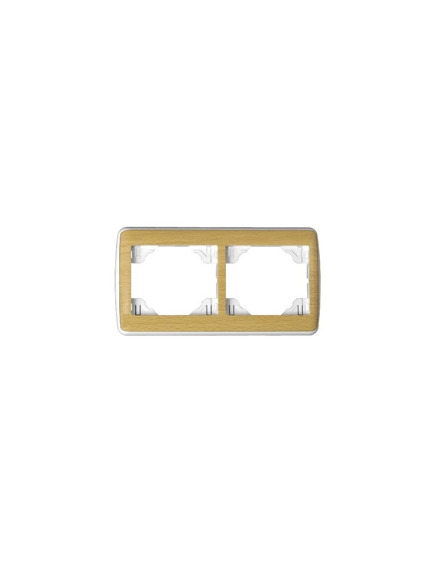 ESPELHO DUP HORIZONTAL BRANCO/FAIA