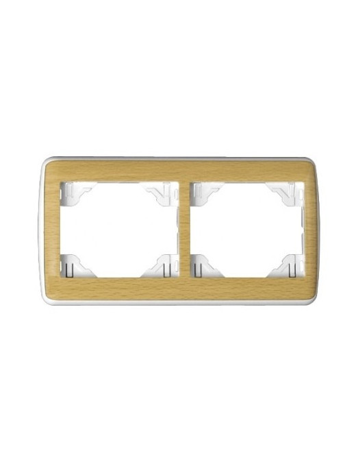 ESPELHO DUP HORIZONTAL BRANCO/FAIA