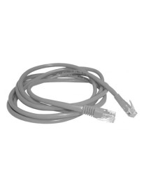 CHICOTE 2XRJ45 4P UTP CAT. 5E (0,5M) CINZENTO