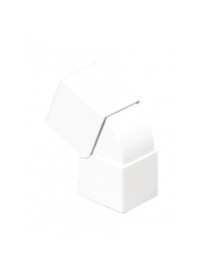 ÂNGULO EXT VARIÁVEL P/CALHA 80X60 BRANCO --