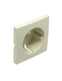 CENTRO SCHUKO COM OBTURADOR MARFIM