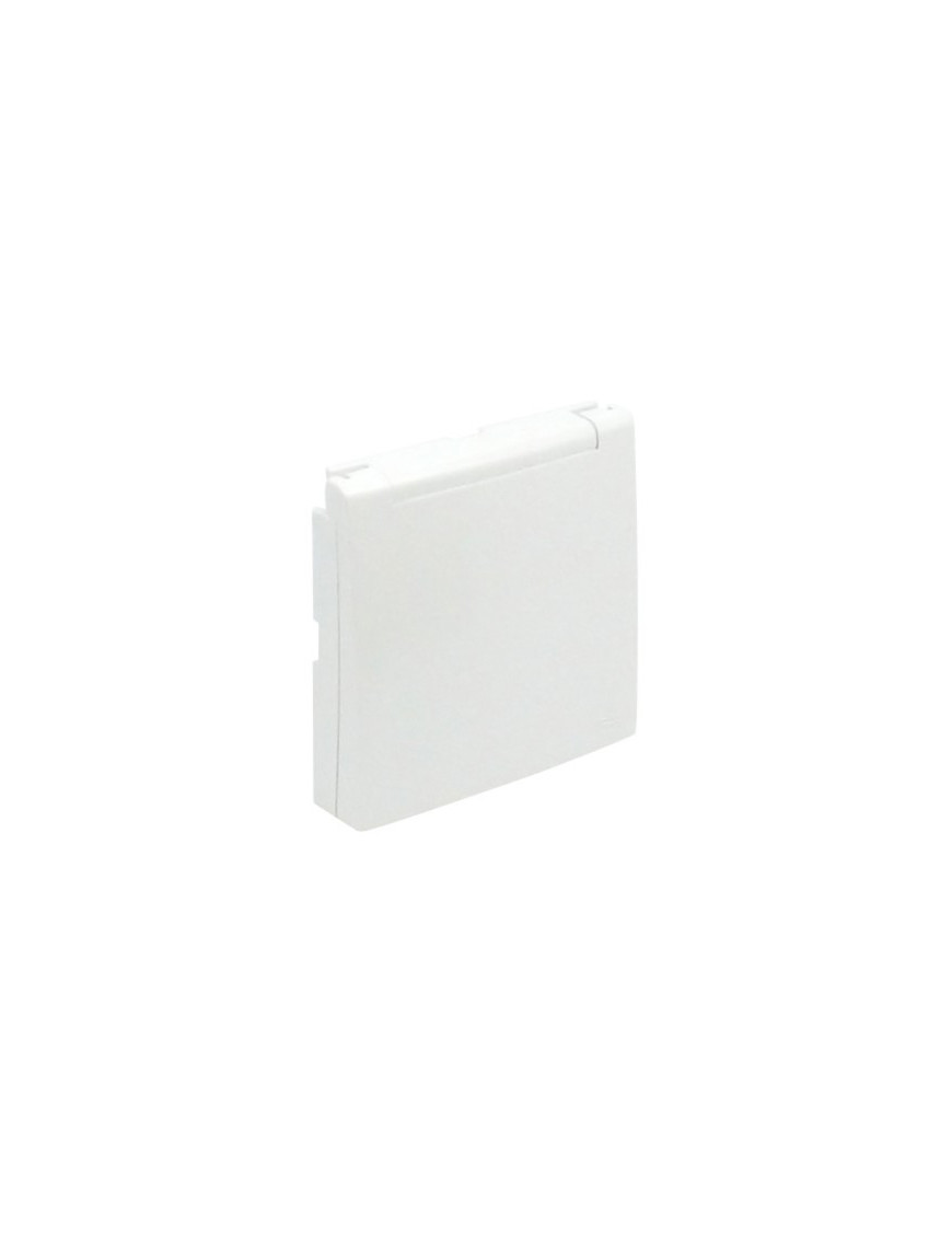 CENTRO SCHUKO C/TAMPA E OBTUR (IP44) BRANCO