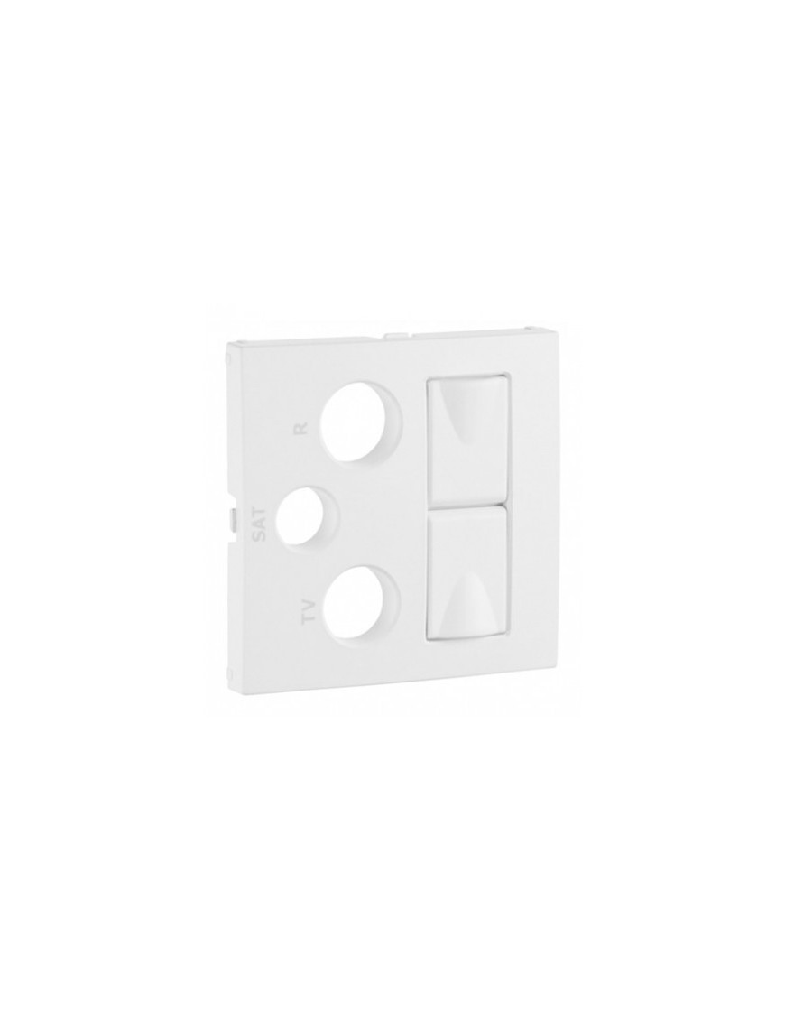CENTRO P/TOM MISTA R-TV-SAT 2XRJ45 GRIS