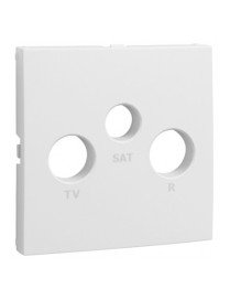 CENTRO PARA TOMADA R-TV-SAT BRANCO