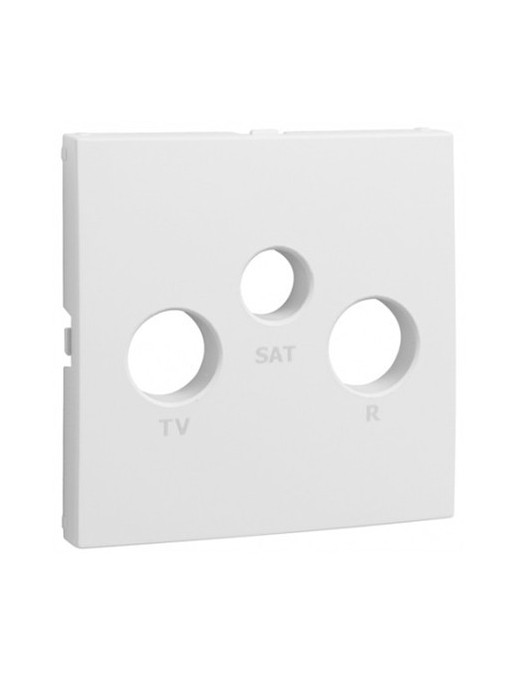 CENTRO PARA TOMADA R-TV-SAT BRANCO