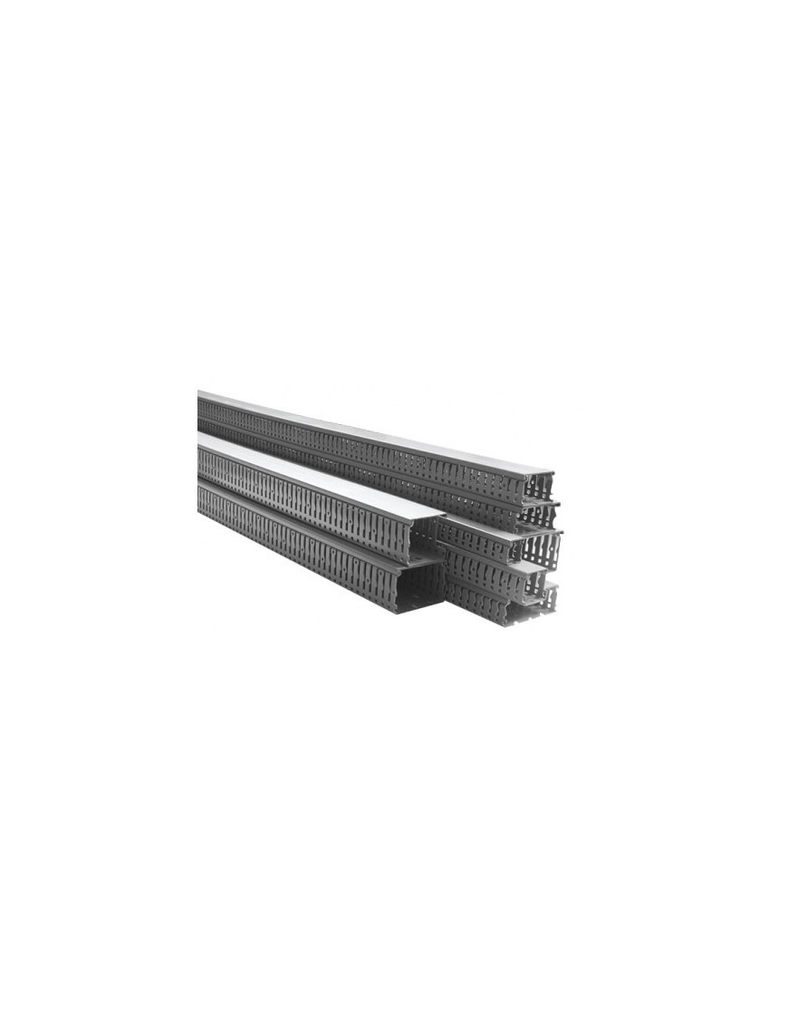 CALHA PARA QUADROS ELÉTRICOS 25X60 CINZENTA
