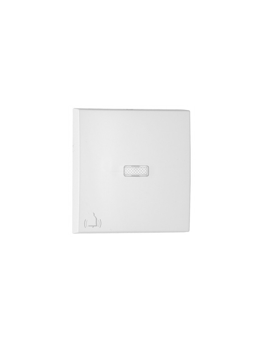 TECLA P/LUMINOSOS C/SÍMBOLO CAMPAINHA MARFIM