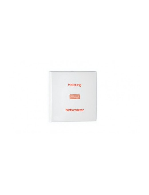 TECLA P/LUM C/TAMPOG "HEIZUNG NOTSCHALTER" AL