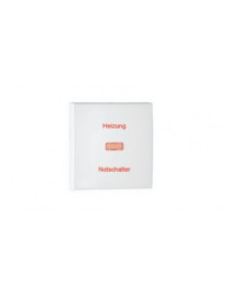 TECLA P/LUM C/TAMPOG "HEIZUNG NOTSCHALTER" PM