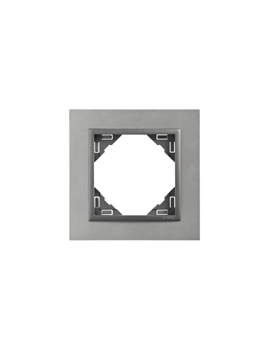 ESPELHO SIMPLES ALUMINA/GRIS