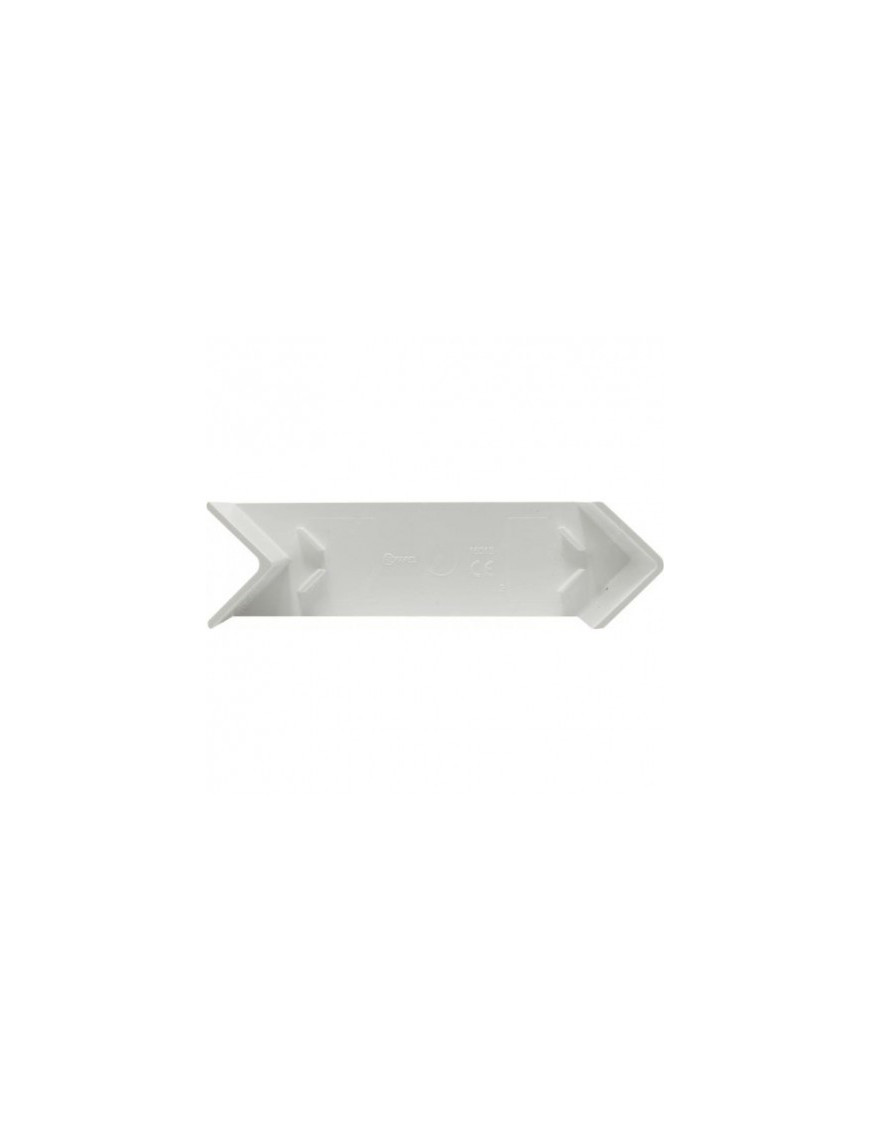 ÂNGULO PLANO P/CALHA EVOLUTIVA 75X50 BRANCO