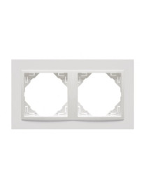 ESPELHO DUPLO BRANCO/BRANCO