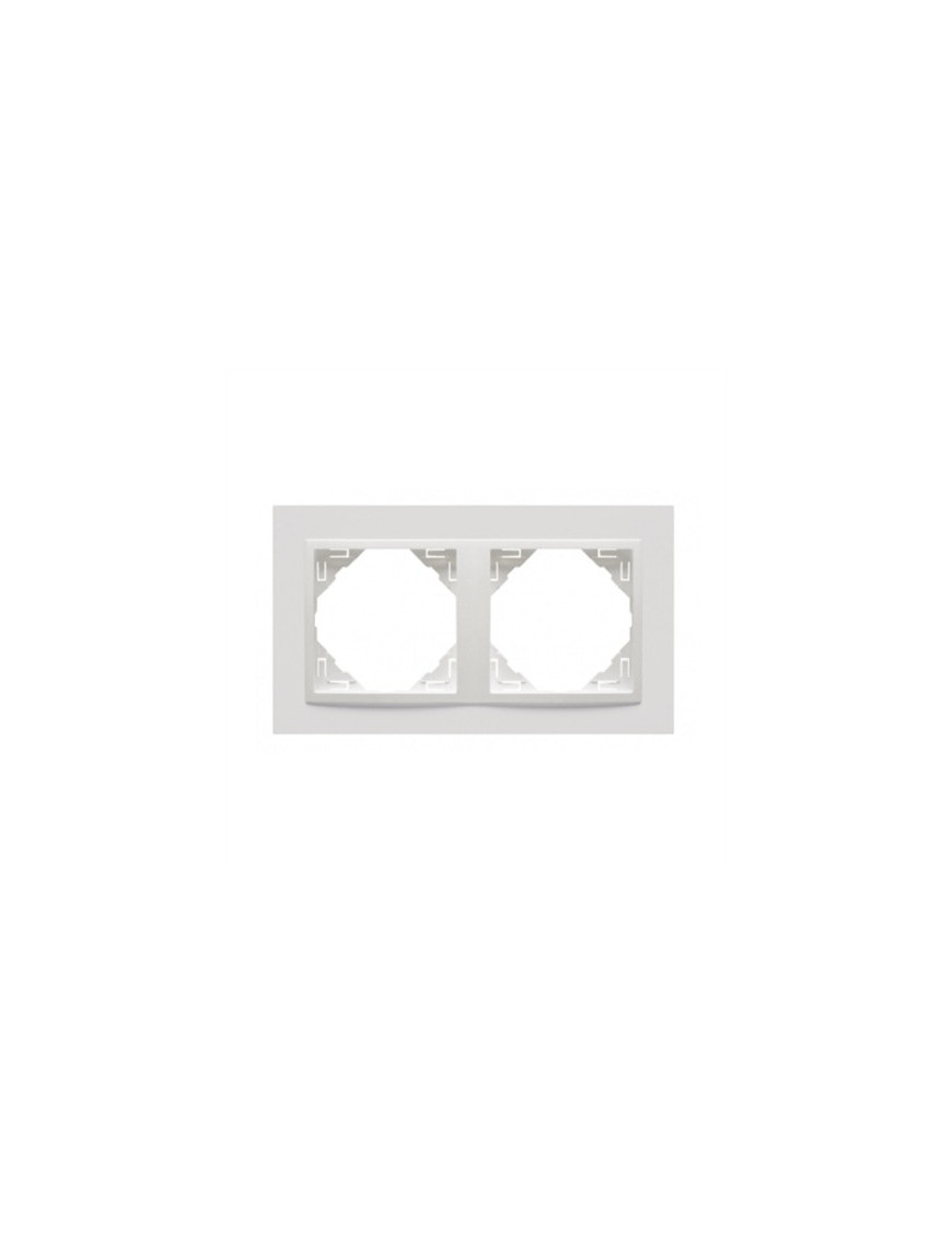 ESPELHO DUPLO BRANCO/BRANCO