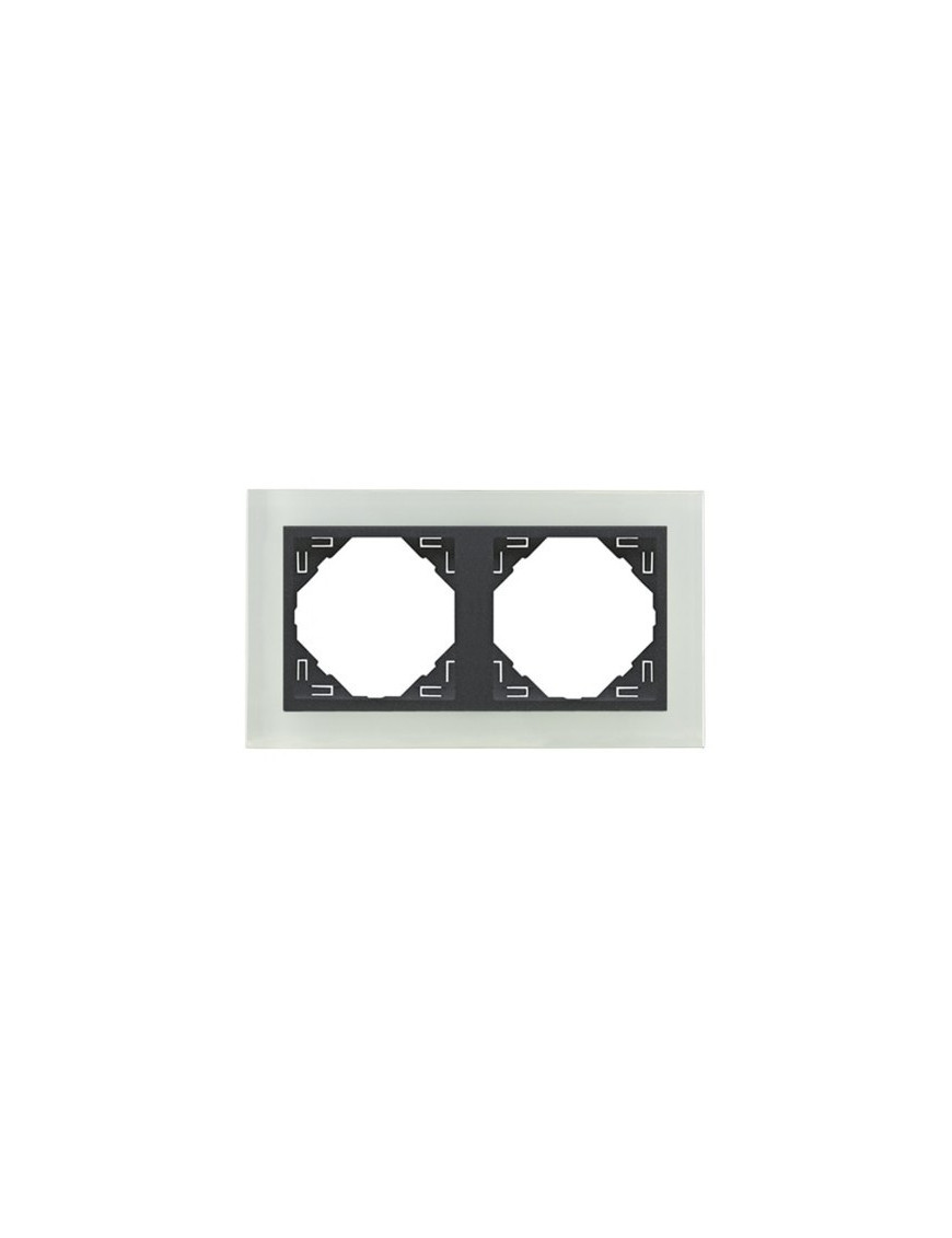 ESPELHO DUPLO CRISTAL/GRIS
