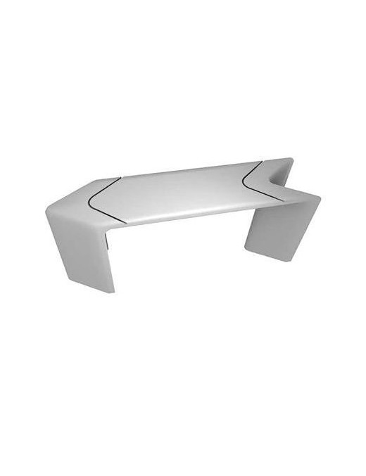 ÂNGULO PLANO P/CALHA EVOLUTIVA 155X50 BRANCO
