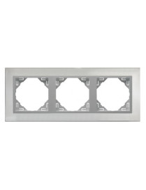 ESPELHO TRIPLO INOX/ALUMINA