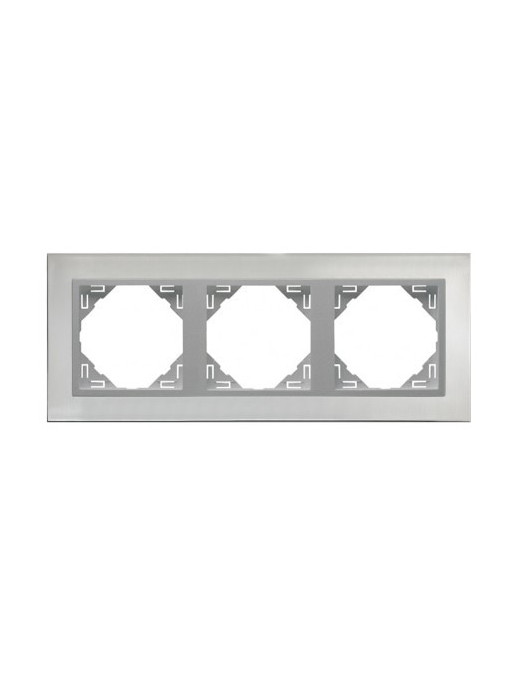 ESPELHO TRIPLO INOX/ALUMINA