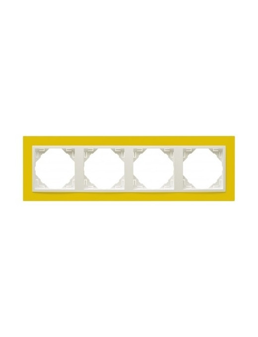 ESPELHO QUÁDRUPLO AMARELO/GELO