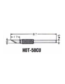PONTEIRA DE CORTE HOT-50CU KX60