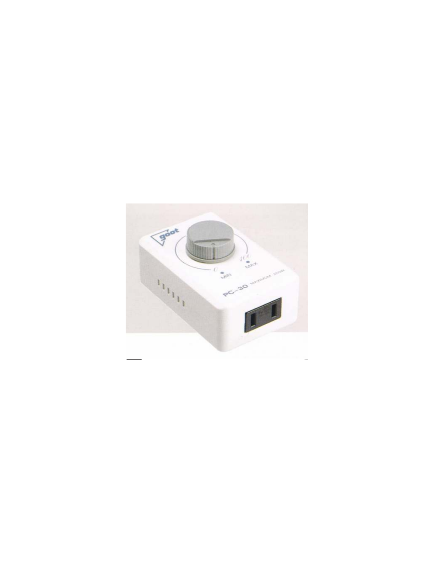 REG/TENSÃO 0-100W200 PC30 GOOT FICHA USA