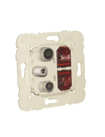 TOM MISTA R-TV-SAT-2xRJ45 CAT 6 UTP ESTRELA