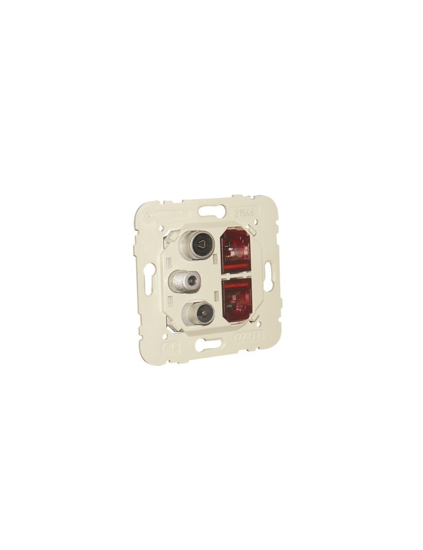 TOM MISTA R-TV-SAT-2xRJ45 CAT 6 UTP ESTRELA