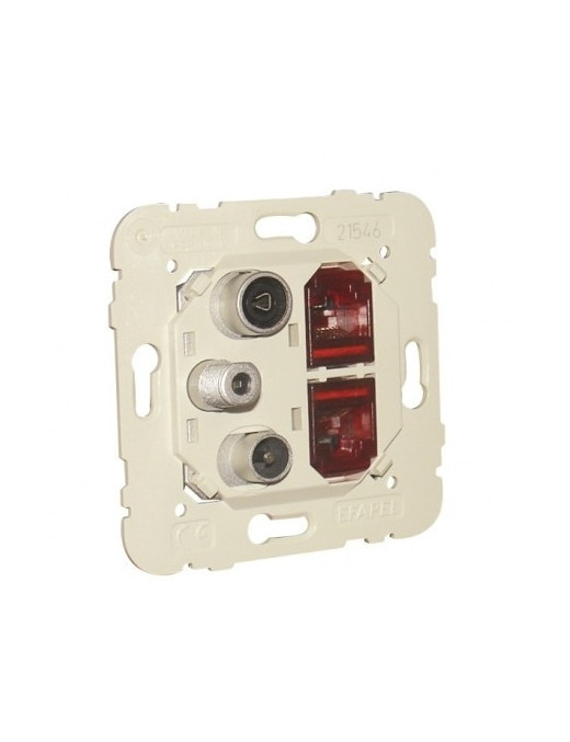 TOM MISTA R-TV-SAT-2xRJ45 CAT 6 UTP ESTRELA