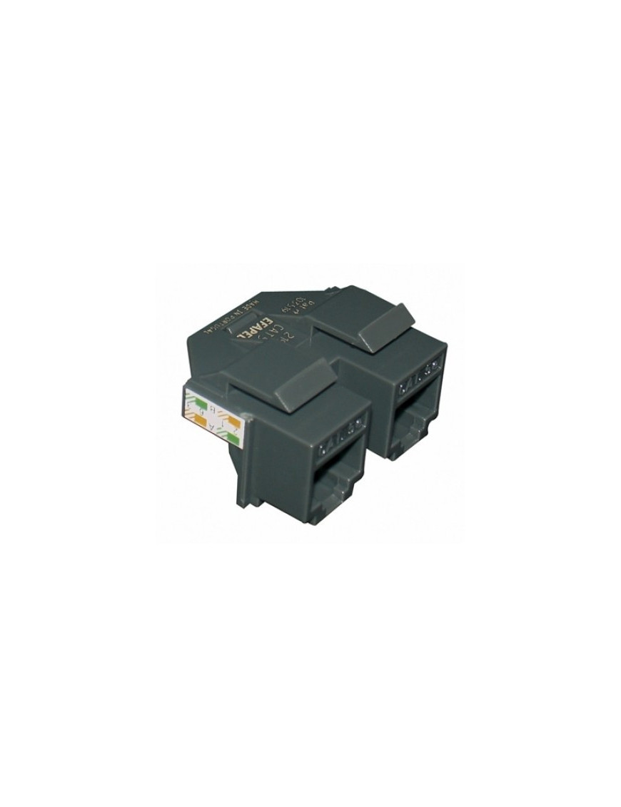 CONET DUPLO RJ45 CAT.5E UTP (1 ENTR/2 SAÍDAS)