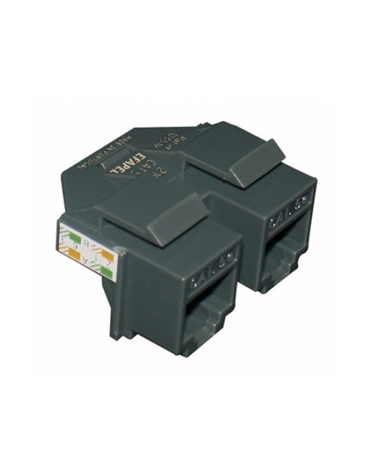 CONET DUPLO RJ45 CAT.5E UTP (1 ENTR/2 SAÍDAS)