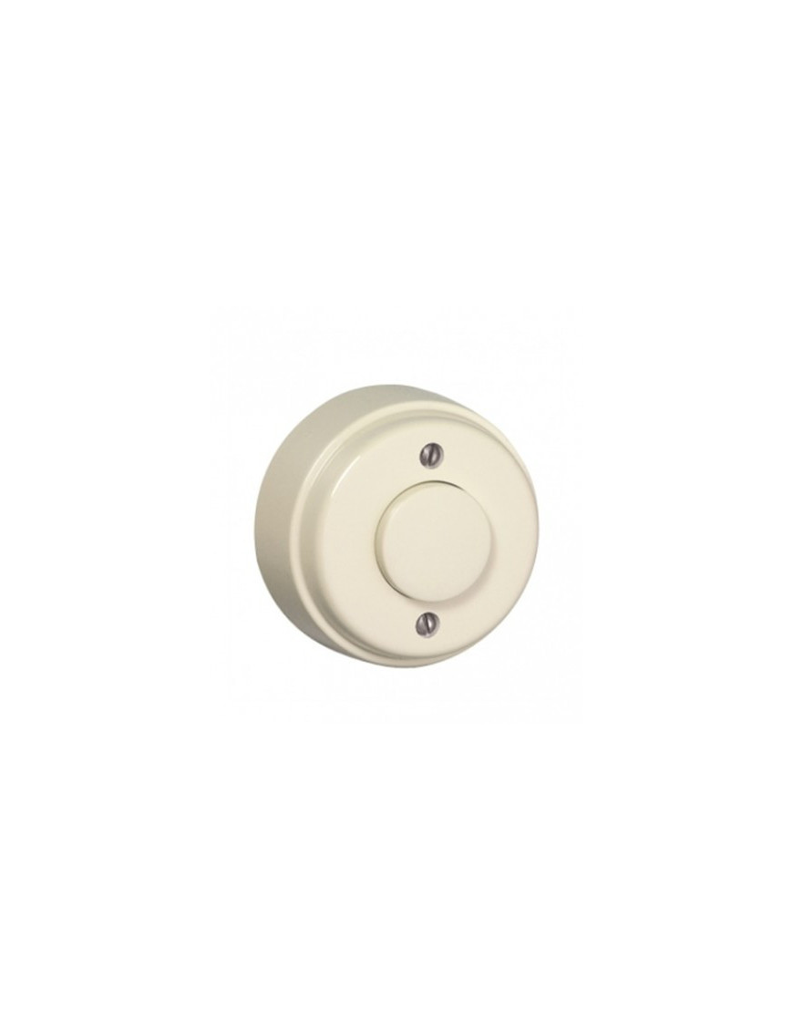 BOTÃO DE PRESSÃO LUMINOSO DE 250V~ MARFIM