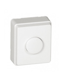 BOTÃO DE PRESSÃO LUMINOSO DE 12V BRANCO